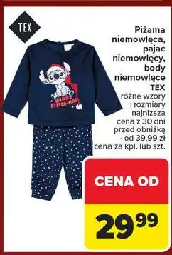Carrefour Body niemowlęce Tex oferta