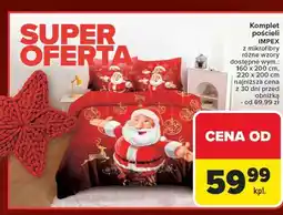 Carrefour Komplet pościeli mikrofibra 220 x 200 cm + 2 70 80 Impex (Pościel) oferta