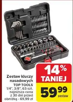 Carrefour Klucze nasadowe 3/8 Top Tools oferta