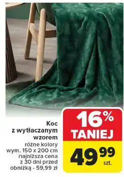 Carrefour Koc z wytłaczanym wzorem oferta