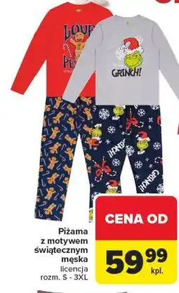 Carrefour Piżama męska świąteczna oferta