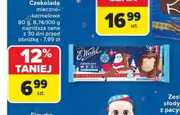 Carrefour Czekolada mleczna i karmelowa E. Wedel oferta