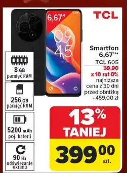 Carrefour Smartfon 605 Tcl oferta
