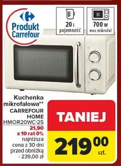 Carrefour Kuchenka mikrofalowa hmor20wc-25 Carrefour oferta