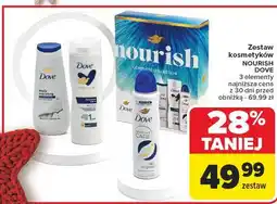 Carrefour Zestaw w pudełku time to nourish: żel pod prysznic 400 ml + balsam do ciała dezodorant 150 Dove oferta