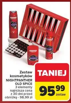Carrefour Zestaw nightpanther: żel pod prysznic 250 ml + dezodorant w sprayu 150 50 Old Spice oferta