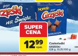 Carrefour Czekoladki mleczne Grześki oferta