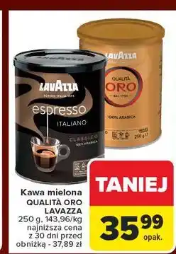Carrefour Kawa - puszka Lavazza Espresso Italiano oferta