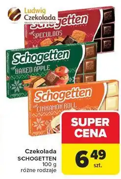 Carrefour Czekolada speculoos Schogetten oferta