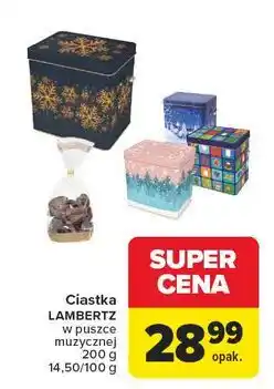Carrefour Ciastka w puszce Lambertz oferta
