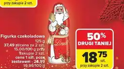 Carrefour Mikołaj z czekolady Lindt oferta