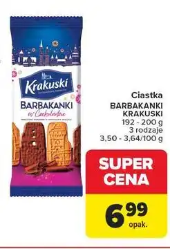 Carrefour Herbatniki korzenne w czekoladzie Krakuski Barbakanki oferta