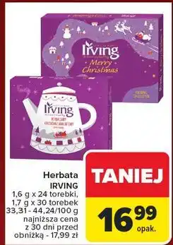 Carrefour Kolekcja herbat dla ciebie Irving oferta