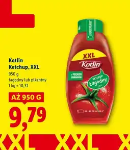 Lidl Ketchup Kotlin, XXL pikantny oferta