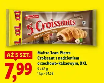 Croissant z nadzieniem orzechowo-kakaowym, XXL Maitre Jean Pierre