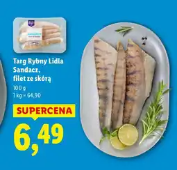 Lidl Sandacz Filet ze skórą Targ Rybny Lidla oferta