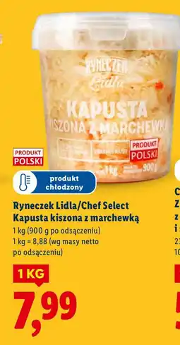 Lidl Kapusta kiszona z marchewką Ryneczek Lidla oferta