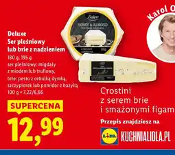 Lidl Ser pleśniowy: migdały z miodem Deluxe oferta