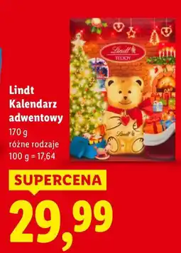 Lidl Kalendarz adwentowy Lindt oferta