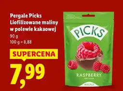 Lidl Liofilizowane maliny w polewie kakaowej Pergale Picks oferta