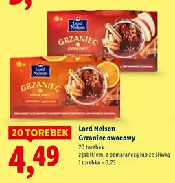 Lidl Herbata Lord Nelson Grzaniec owocowy z jabłkiem oferta