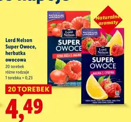 Lidl Herbatka owocowa Lord Nelson Super Owoce oferta