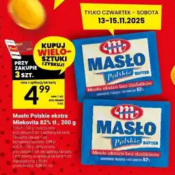 Twój Market Masło Polskie ekstra Mlekovita 82% tł., 200 g oferta