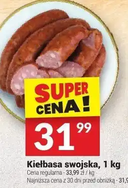 Twój Market Kiełbasa swojska, 1 kg Twój Market oferta