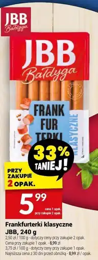 Twój Market Frankfurterki klasyczne JBB, 240 g oferta