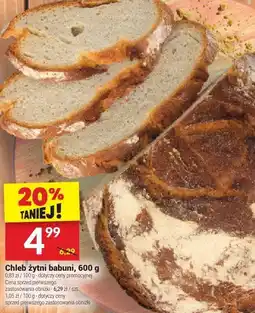 Twój Market Chleb żytni babuni, 600 g Twój Market oferta