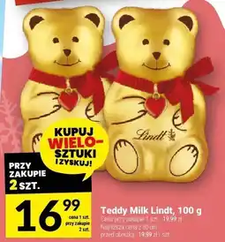 Twój Market Teddy Milk Lindt, 100 g oferta