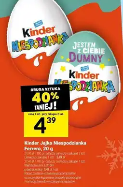 Twój Market Kinder Jajko Niespodzianka Ferrero, 20 g oferta