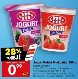 Twój Market Jogurt Polski Mlekovita, 150 g oferta