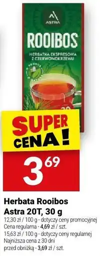Twój Market Herbata Rooibos Astra Zott, 30 g oferta