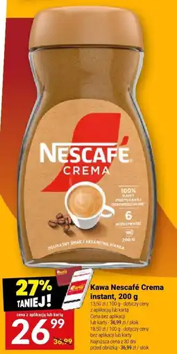 Twój Market Kawa Nescafé Crema instant, 200 g oferta