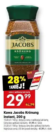 Twój Market Kawa Jacobs Krönung instant, 200 g oferta