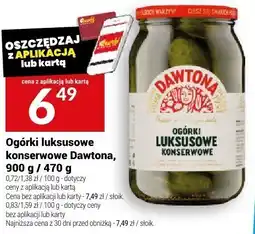 Twój Market Ogórki luksusowe konserwowe Dawtona, 900 g / 470 g oferta