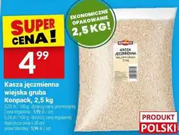 Twój Market Kasza jęczmienna wiejska gruba Konpack, 2,5 kg oferta
