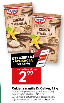 Twój Market Cukier z wanilią Dr.Oetker, 12 g oferta