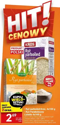 Twój Market Ryż Paraboliczny Listello 4x100 g oferta