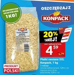 Twój Market Płatki owsiane XXL Konpack, 1 kg oferta