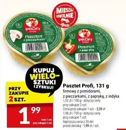 Twój Market Pasztet Profi trójsmak z pomidorami, z pieczarkami, z papryką, z indyka oferta