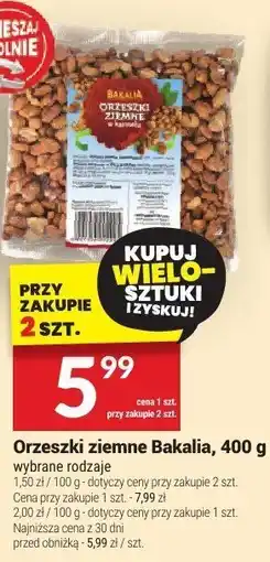 Twój Market Orzeszki ziemne Bakalia, 400 g oferta