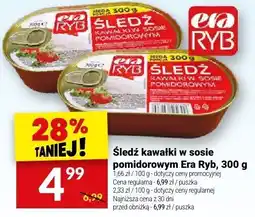 Twój Market Śledź kawałki w sosie pomidorowym Era Ryb oferta