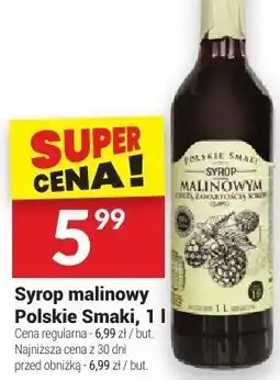 Twój Market Syrop malinowy Polskie Smaki 1 l oferta