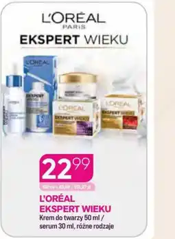 Koliber drogerie L'oréal ekspert wieku krem do twarzy / serum oferta