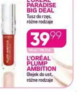 Koliber drogerie L'oréal plump ambition olejek do ust oferta