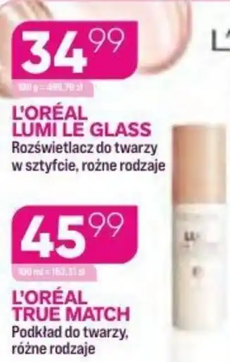 Koliber drogerie L'oréal lumi le glass rozświetlacz do twarzy w sztyfcie oferta