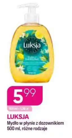 Koliber drogerie Luksja mydło w płynie z dozownikiem oferta