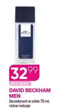 Koliber drogerie David beckham men dezodorant w szkle oferta